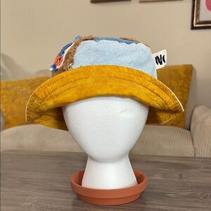 Patchwork Denim Bucket Hat